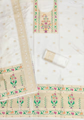 AE-015 – Royal Elephant Paithani Unstitched Suit