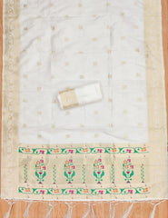 AE-015 – Royal Elephant Paithani Unstitched Suit