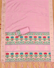 AE-004 – Soft Silk Unstitched Paithani Suits