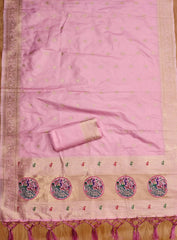 AE-012 – Royal Peacock Garden Paithani Silk Suit Set
