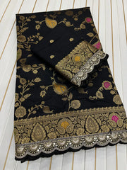 Dola SIlk Designer Banarasi Saree