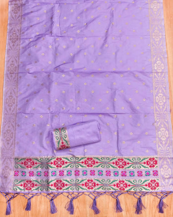AE-016 – Premium Zari Woven Unstitched Paihani Suits