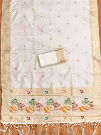 AE-020 – Traditional Matka Design Paithani Suit Set