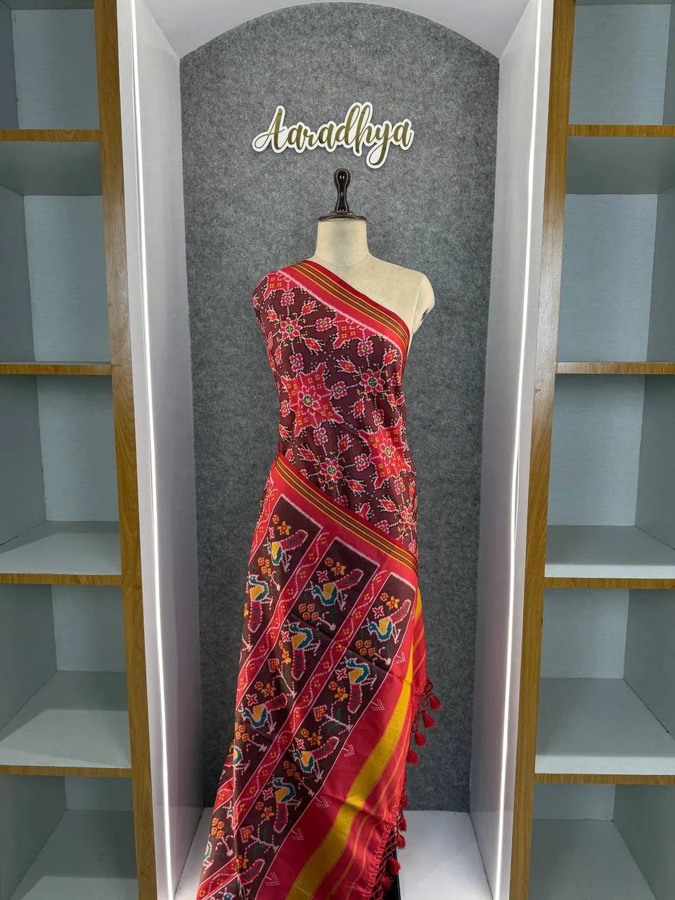 Designer Printed Patola Sarees