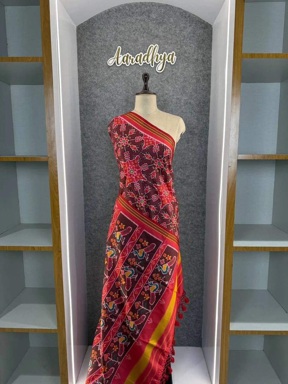 Designer Printed Patola Sarees
