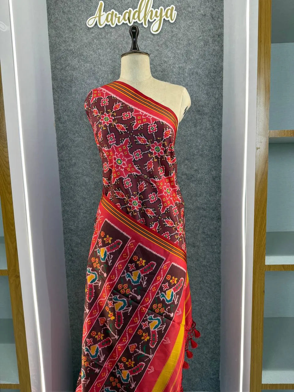 Designer Printed Patola Sarees