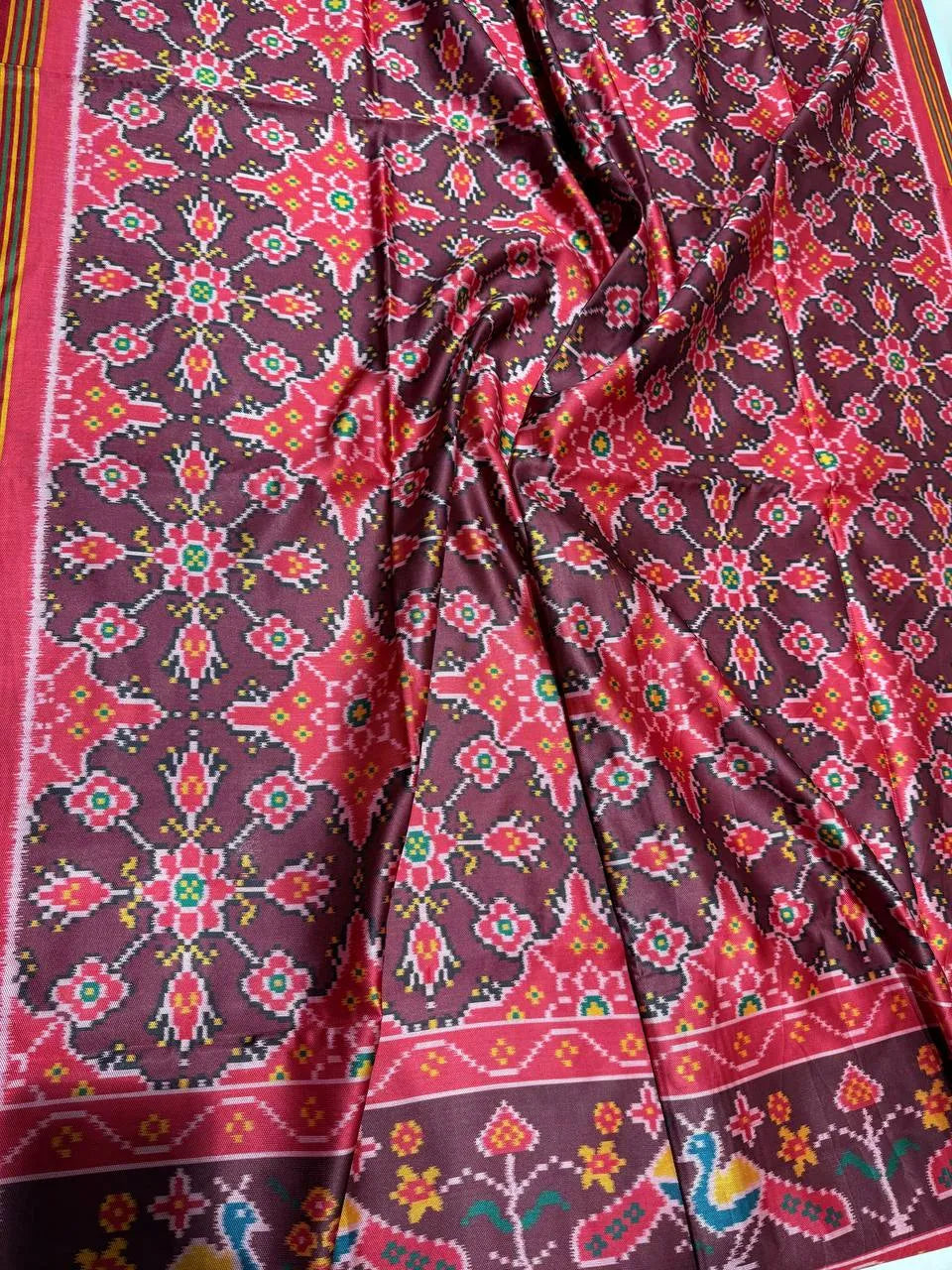 Designer Printed Patola Sarees