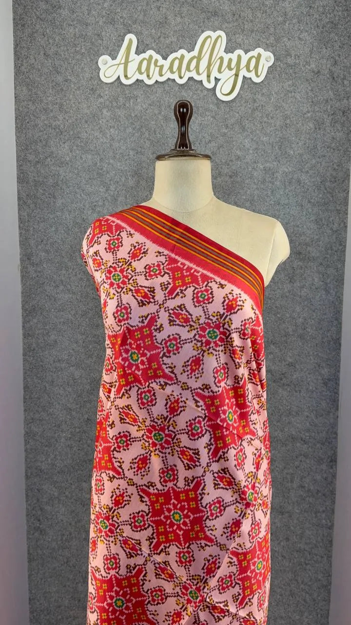 Designer Printed Patola Sarees