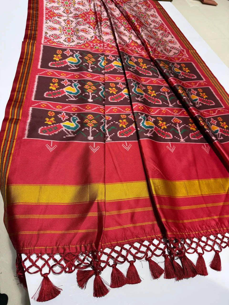 Designer Printed Patola Sarees