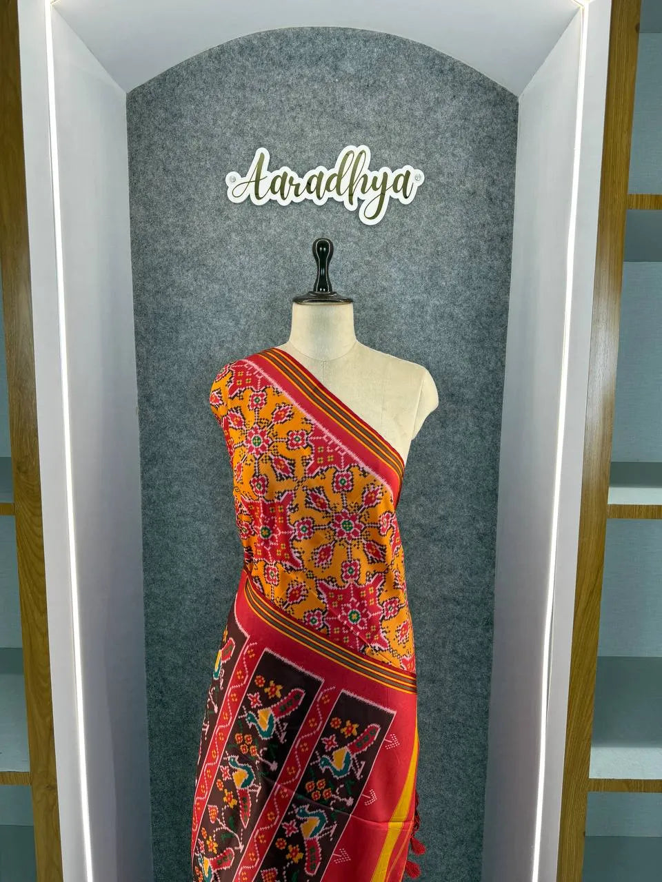 Designer Printed Patola Sarees