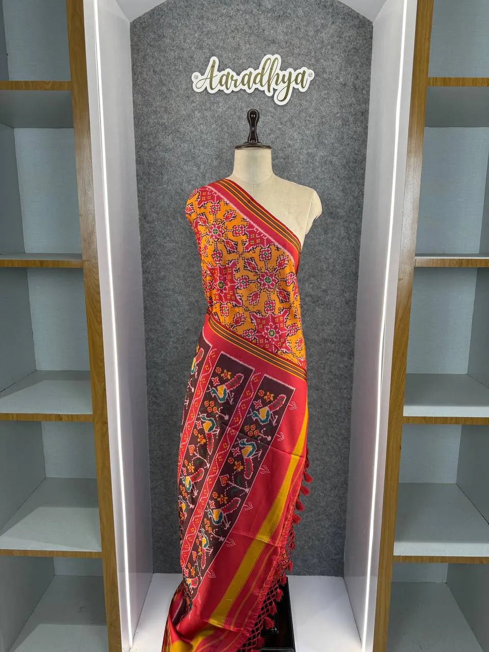 Designer Printed Patola Sarees