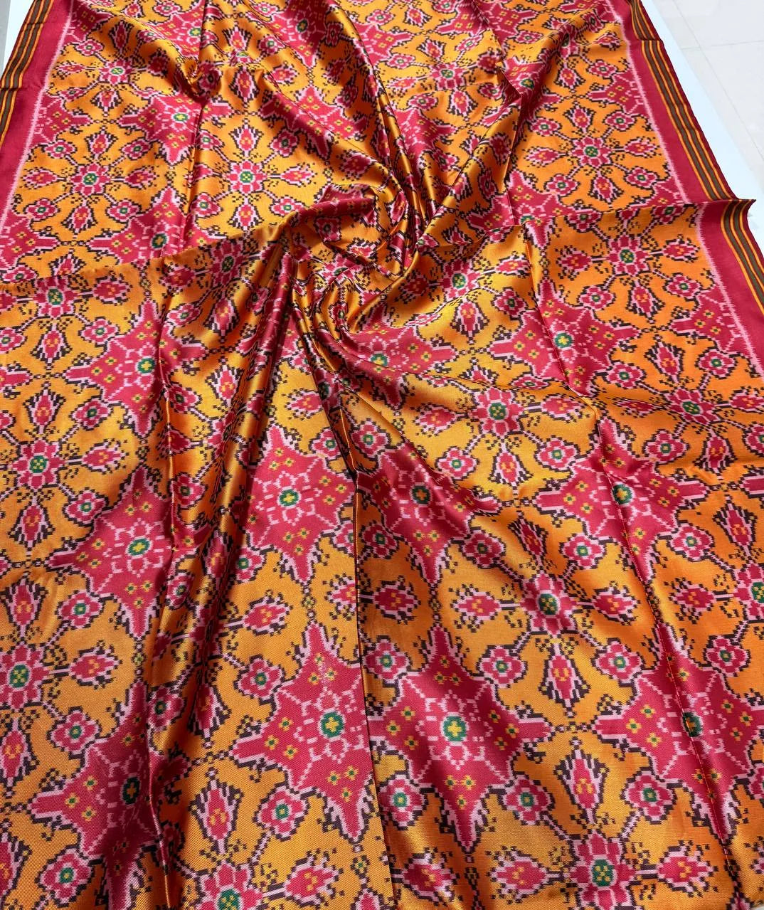 Designer Printed Patola Sarees