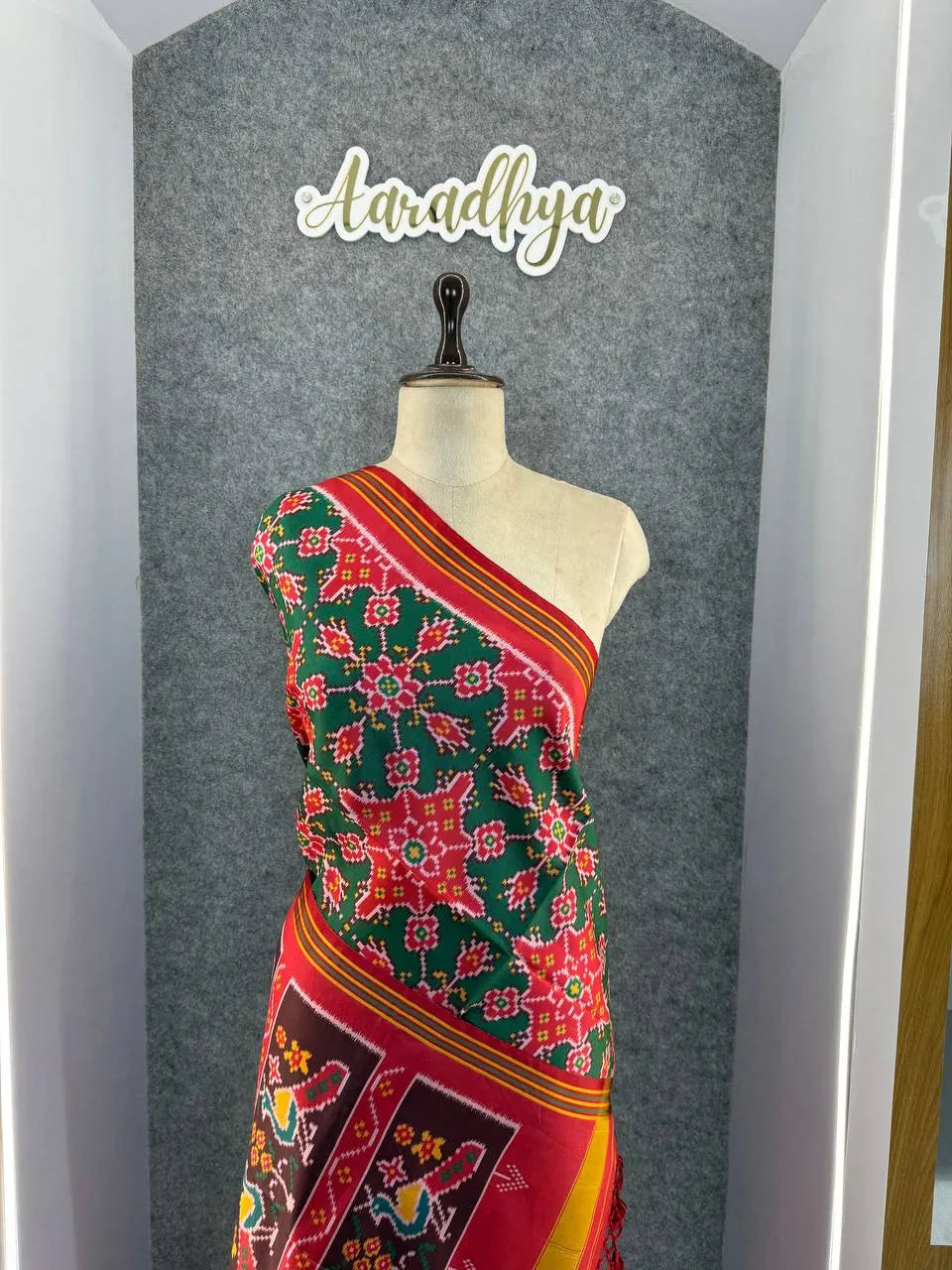 Designer Printed Patola Sarees