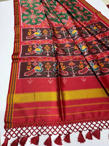 Designer Printed Patola Sarees