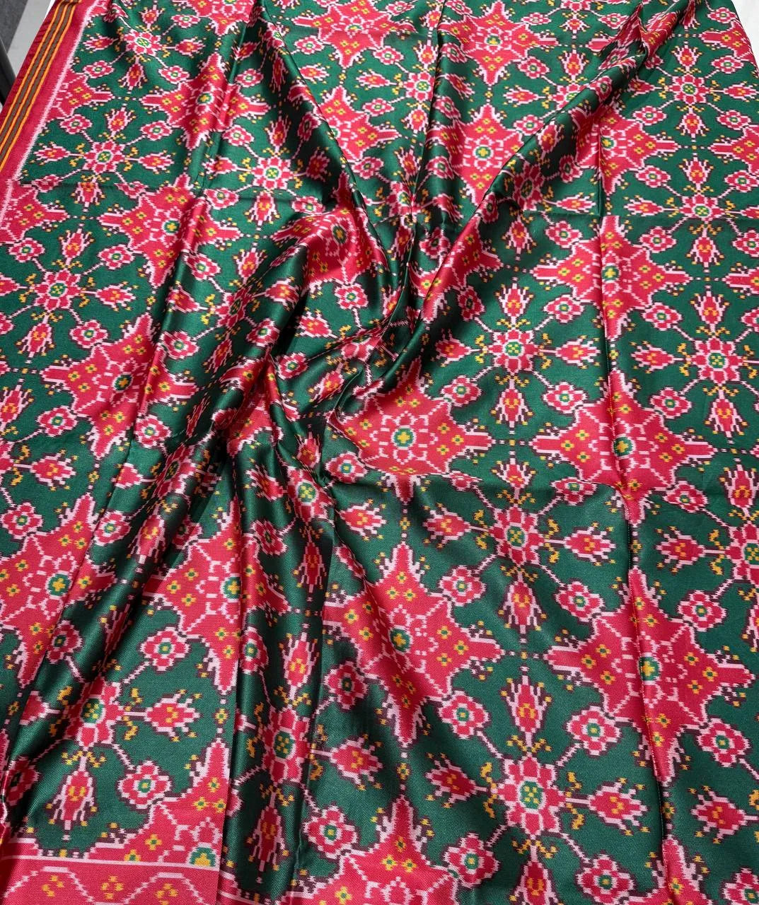 Designer Printed Patola Sarees