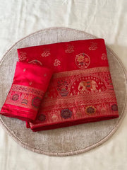 Soft Silk Banarasi Weaving Saree