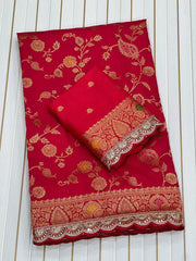 Dola SIlk Designer Banarasi Saree