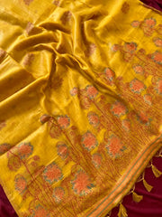 Premium Soft Muga Cotton Saree