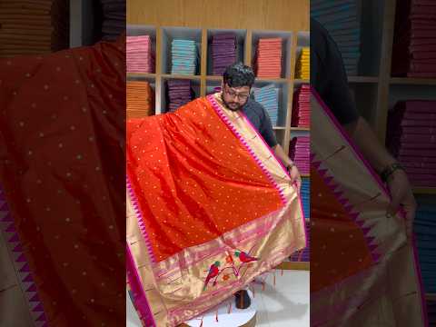 Pure Paithani Zari Border Parrot Motif Pallu Dupatta