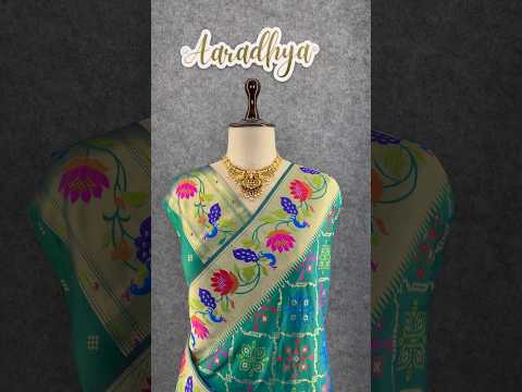 Pure Soft Silk Bandhani Patola Fusion Paithani Saree