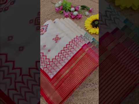 Ikkat Pochampally Patola Silk Saree
