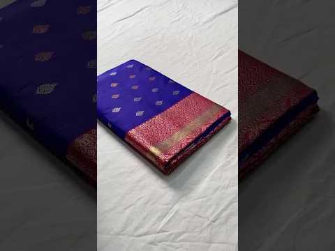 Semi Kanchipuram Temple Weaving Border Saree