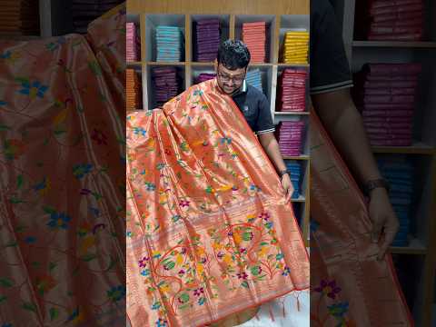 All Over Jaal Weaving Brocket Paithani Soft Silk Saree