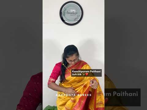 Paithani Weaves with kanchipuram touch Silk Saree