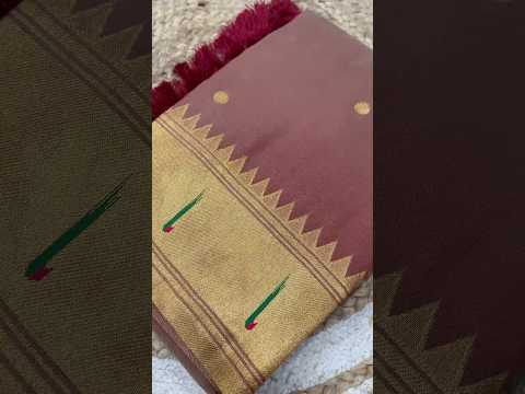 Soft Paithani Silk Meenakari Peacock & Munia Border Saree