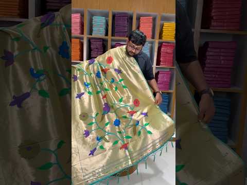 Paithani Jacquard Peacock (Mor) Jaal Dupatta