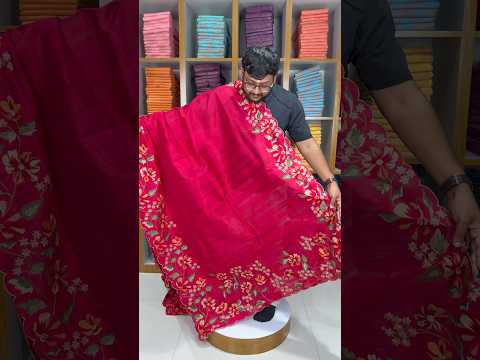 Elegant Matka Silk Embroidered Saree
