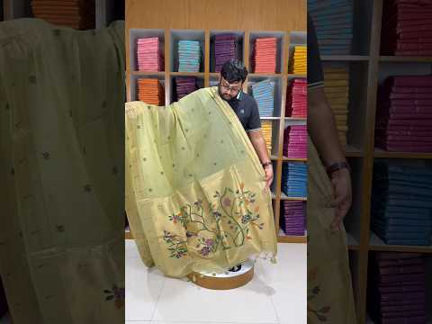 Soft Muga Cotton Paithani Saree