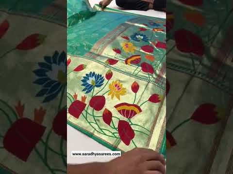 Paithani Soft Silk 3D Traditional Design Saree