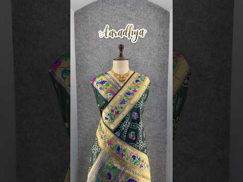 Bandhani Patola Silk Paithani Saree