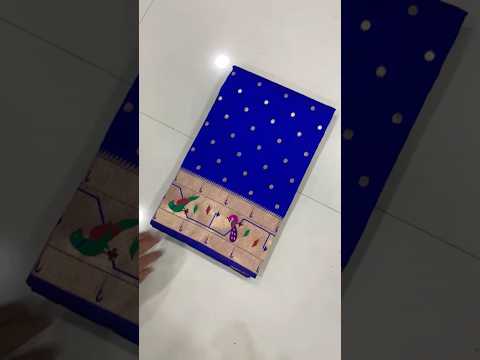 Soft Silk Parrot Peacock Border Paithani Saree