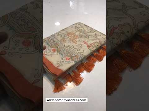 Malai Cotton Katha Printed Saree