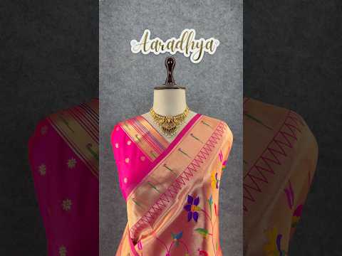 All Over Jaal Weaving Brocket Paithani Soft Silk Saree