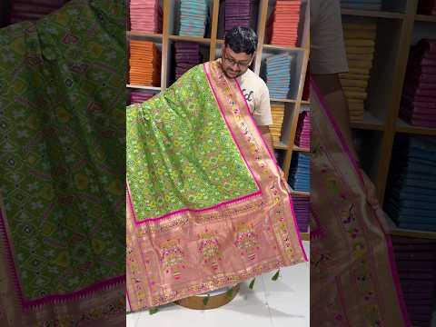Traditional Kanchivaram Patola Paithani Silk Saree