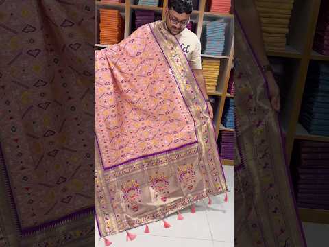 Traditional Kanchivaram Patola Paithani Silk Saree