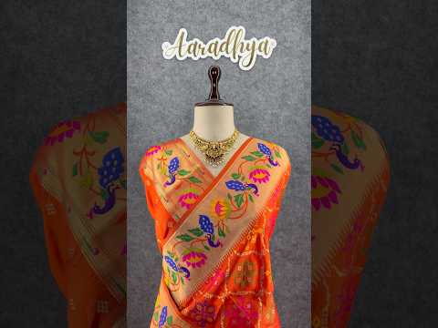 Pure Soft Silk Bandhani Patola Fusion Paithani Saree