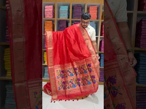 Soft Khadi Raw Silk Rich Paithani Saree