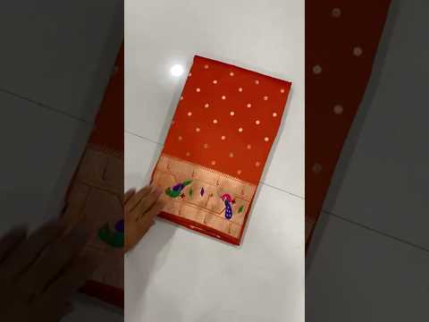 Soft Silk Parrot Peacock Border Paithani Saree