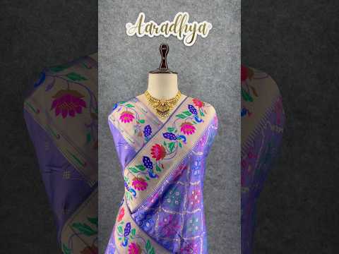Pure Soft Silk Bandhani Patola Fusion Paithani Saree
