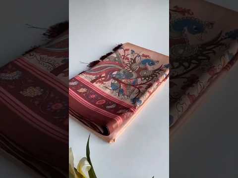 Dola Viscose Digital Printed Kalamkari Saree
