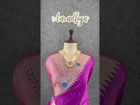 Soft Khadi Raw SIlk Mandap Paithani Saree