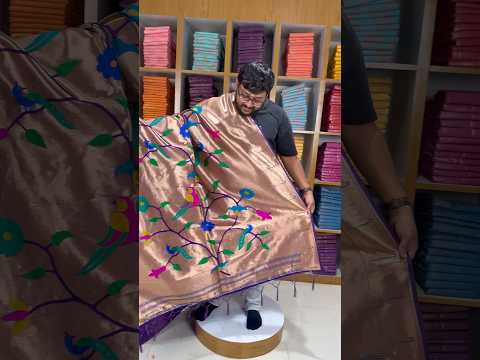 Paithani Jacquard Peacock (Mor) Jaal Dupatta