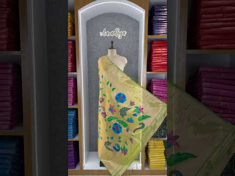 Dupatta - Pure Zari Floral Multicolor Weaving Paithani Dupatta