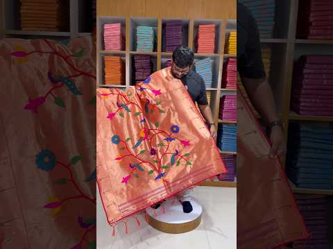 Paithani Jacquard Peacock (Mor) Jaal Dupatta