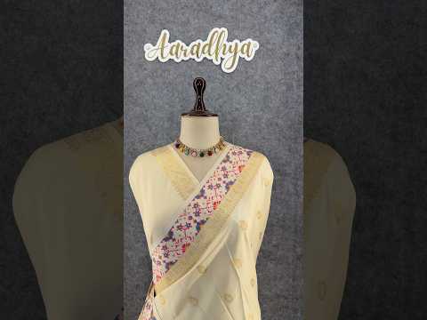 Pure Soft Silk Patola Meenakari Border Saree