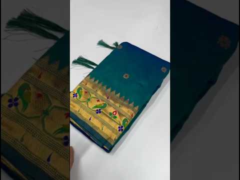 Paithani Silk Meenakari Weaving Saree